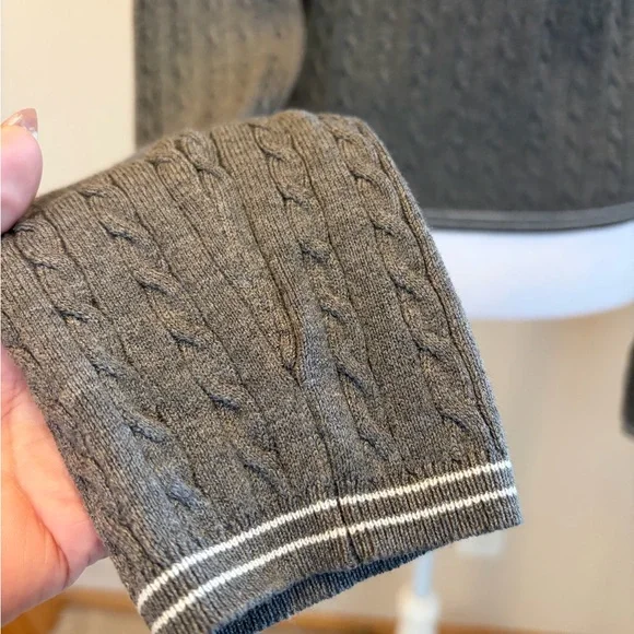 #347 H&M Dark Gray Cable Knit Cardigan. Excellent Condition. Size M - Picture 5 of 10